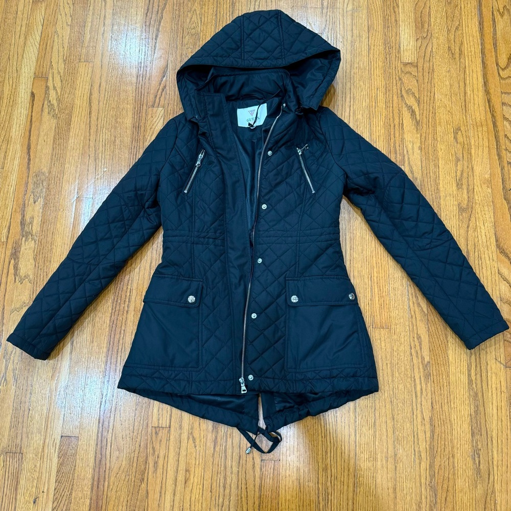 Guess Puffer Coat with detachable hood